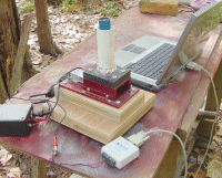 Test Stand Components, Rear View