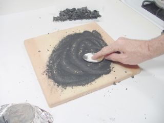 Grinding Charcoal