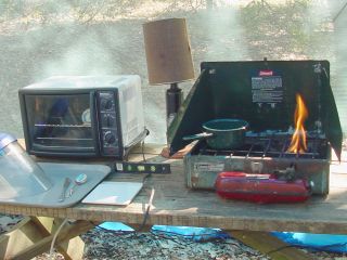 Setup on Picnic Table